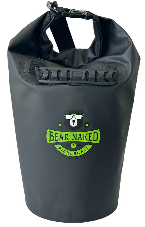 Bear Naked Pickleball Dry Bag is the ultimate companion for your pickleball game and your on-the-go lifestyle. Wherever you go, whether you're hitting the courts or just on the run this lightweight, durable dry bag keeps your drinks and snacks at ideal conditions.